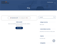 Tablet Screenshot of angomarketing.com